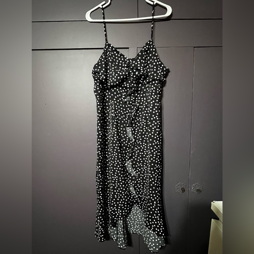 BNWT Size 14 Midi Polka Dot Dress with tulip hem - Joe fresh